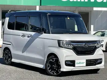 ホンダ Ｎ ＢＯＸ カスタム G L ターボ ホンダセンシング 社外車高調 フリップダウン 両後パワスラ