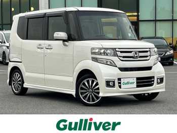 ホンダ Ｎ ＢＯＸ カスタム G ターボ Lパッケージ 社外ナビTV クルコン Bカメ 両側PS