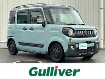 マツダ フレアワゴンタフスタイル ハイブリッドXS 社外SDナビ/フルセグTV/ルーフレール/ETC