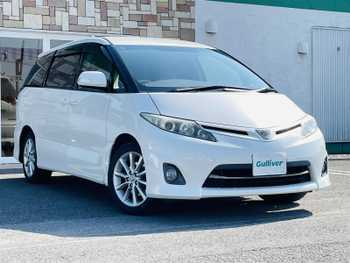 トヨタ エスティマ アエラス 純正8型ナビ 後席モニタ ETC 両側電動 DTV