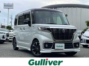 スズキ スペーシア カスタム HYBRID XS ターボ ワンオーナー 　純正SDナビ　ETC