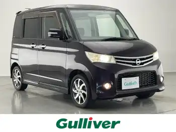 日産 ルークス ハイウェイスター ターボ 社外7型ナビ ETC 禁煙車 両側パワスラ