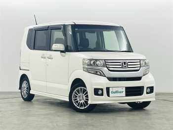 ホンダ Ｎ ＢＯＸ カスタム G Lパッケージ ワンオーナー 衝突軽減 純正ナビ ETC