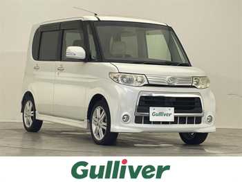 ダイハツ タント カスタム RS 社外オーディオ 片側電動 ETC 革巻ハンドル
