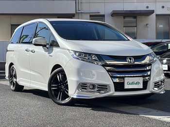 ホンダ オデッセイ ハイブリッド アブソルートセンシングEXパック フリップダウン 純正ナビ 衝突被害 全カメ