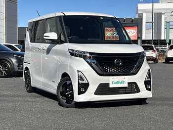 日産 ルークス ハイウェイスター X ワンオナ 片側パワスラ アラウンドビュー