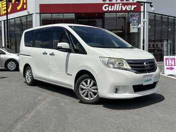 日産 セレナ 20G Sハイブリッド 純正SDナビ地デジ後席M両側Pスラクルコン