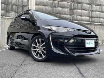 トヨタ エスティマ アエラス プレミアム 1オナ 10.5ナビ 後席モニター 両側パワスラ