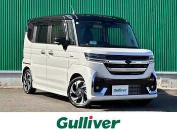 スズキ スペーシア カスタム HYBRID XS ターボ 全周囲カメラ 純正9型ナビ 両側電動 ETC