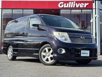日産 エルグランド 250ハイウェイスター ブラックレザエディ DVD TV AUX  サイドカメラ