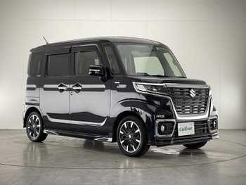 スズキ スペーシア カスタム HYBRID XS 禁煙車 社外8型ナビTV 両側電スライドドア