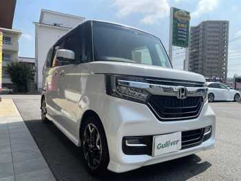 ホンダ Ｎ ＢＯＸ カスタム G EX ターボ ホンダセンシング ワンオーナー　純正SDナビ　ETC リアカメラ
