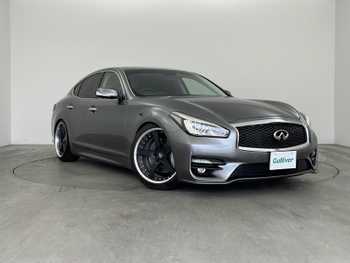 日産 フーガ 370GT タイプS 純正ナビ・WORK20インチAW・社外車高調