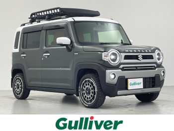 スズキ ハスラー Jスタイル ターボ 純正9型ナビ 社外15AW 柿本マフラー