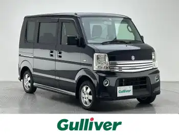 スズキ エブリィ ワゴン PZターボ 片側パワスラ　純正アルミ　社外ナビ