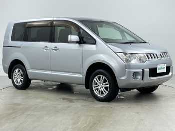 三菱 デリカＤ：５ M 社外ナビ ETC 左側パワスラ 冬タイヤ積込