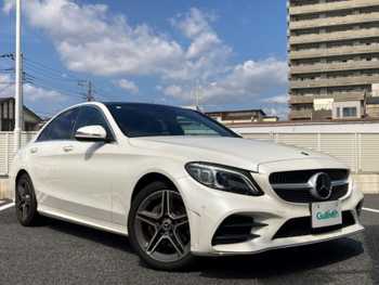 メルセデス・ベンツ Ｃ２００ アバンギャルド AMGライン 純正ナビ　サンルーフ　レザーシート