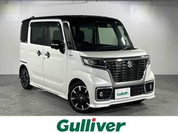 スズキ スペーシア カスタム HYBRID XS 禁煙 県外仕入 純正ナビ 両側パワスラ ETC