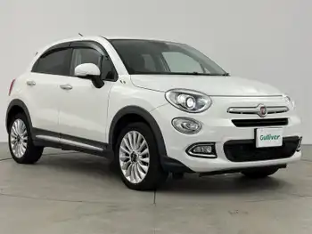 フィアット ５００Ｘ ポップスタープラス オーディオ バックカメラ 茶革 ETC