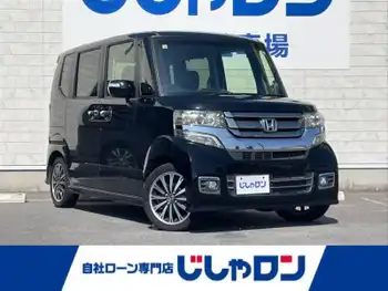 ホンダ Ｎ ＢＯＸ カスタム G ターボ Lパッケージ ナビ Bカメラ 両パワ 半革 クルコン HID