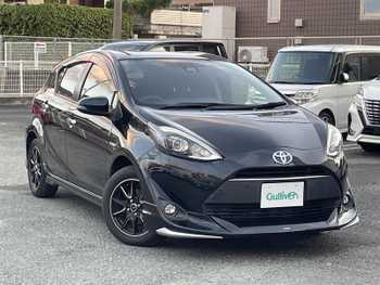 トヨタ アクア S スタイルブラック モデリスタ 社外15AW 衝突軽減B LED 純ナビ