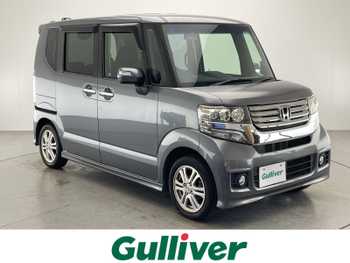 ホンダ Ｎ ＢＯＸ カスタム G Lパッケージ 禁煙車　純正メモリナビ CD/USB/SD 　ETC