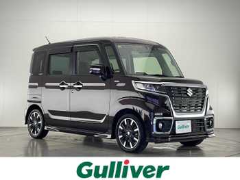 スズキ スペーシア カスタム HYBRID XS ターボ 禁煙車 ナビ HUD ハーフレザー 360度カメラ