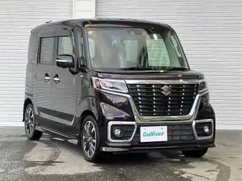 スズキ スペーシア カスタム HYBRID XS ターボ 禁煙車 ナビ  ハーフレザー 360度カメラ