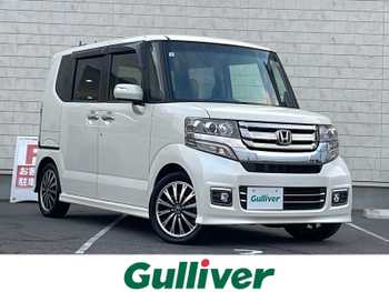 ホンダ Ｎ ＢＯＸ カスタム G ターボ Lパッケージ 禁煙車 純正7型ナビ Bカメラ 両側電動ドア