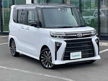 ダイハツ タント カスタム RS 純正10型ナビ 全方位モニタ 半革シート
