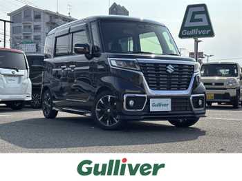 スズキ スペーシア カスタム HYBRID XS ターボ ナビ　衝突軽減ブレーキ　ETC　ドラレコ