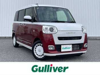 ダイハツ ムーヴ キャンバス ストライプス G ナビ バックカメラ 温シート 両側電動 LED