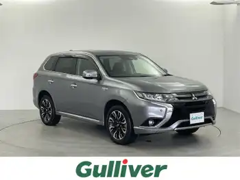 三菱 アウトランダー ＰＨＥＶ G ナビパッケージ 禁煙車 ワンオーナー ハーフレザー ETC