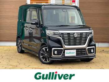 スズキ スペーシア カスタム HYBRID XS ターボ ナビ　フルセグ　両側パワスラ　クルコン