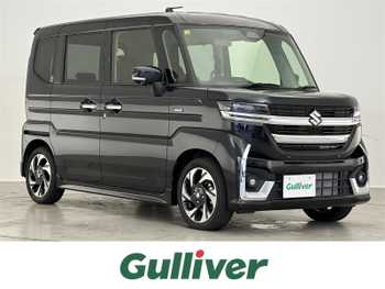 スズキ スペーシア カスタム HYBRID XS 純正9型ナビ 全方位モニター 両側電動 LED