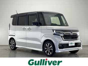 ホンダ Ｎ ＢＯＸ カスタム L 禁煙車 両側電動 革シート ナビ Bカメラ