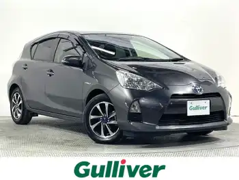 トヨタ アクア G ブラックソフトレザーセレ 黒革シート モデリスタ15incAW 純正ナビTV