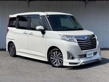 トヨタ ルーミー カスタムG モデリスタエアロ 純正9型ナビ 後席モニタ-