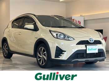 トヨタ アクア クロスオーバー グラム 純正ナビBカメラTVBTドラレコETC純正アルミ