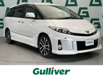トヨタ エスティマ アエラス プレミアムエディション 純正ナビ 後席モニター ETC 両側パワスラ