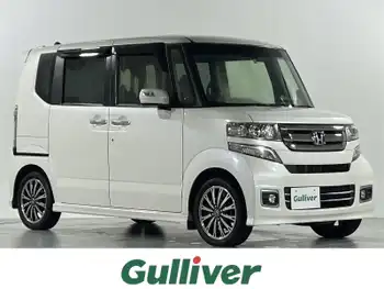 ホンダ Ｎ ＢＯＸ 2トーン カスタム G ターボLパッケージ 純正8インチナビ　ターボ　両側パワスラ　