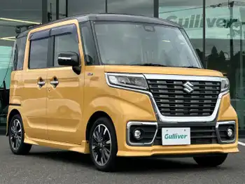スズキ スペーシア カスタム HYBRID XS ターボ 両側パワスラ クルコン クリアランスソナー