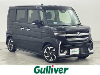 スズキ スペーシア カスタム HYBRID XS 登録届出済未使用車 社外8型ナビ 衝突軽減