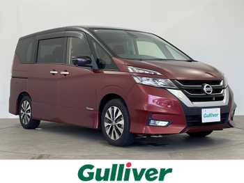 日産 セレナ ハイウェイスター 純正10型ナビ 両側Pスラ 後席画面 エマブレ