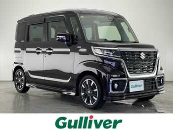 スズキ スペーシア カスタム HYBRID XS 禁煙車 社外ナビTV 両側電動スライドドア