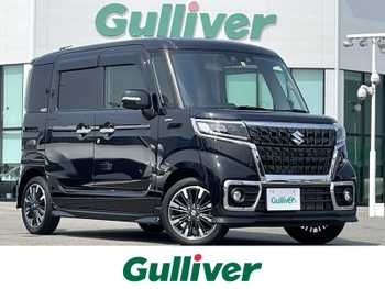 スズキ スペーシア カスタム HYBRID XS ターボ 純正8型ナビ TV 全周囲 USB 両側電動 HUD