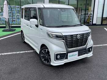 スズキ スペーシア カスタム HYBRID XS 禁煙車 社外ナビTV 両側電動スライドドア