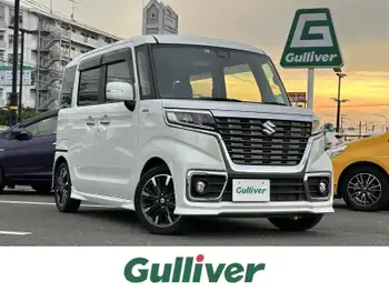 スズキ スペーシア カスタム HYBRID XS 禁煙車 社外ナビTV 両側電動スライドドア