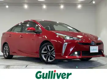 トヨタ プリウス A ツーリングセレクション 自動駐車 純正9型ナビ 純正エアロ ETC 黒革