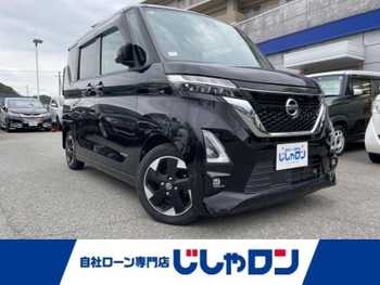 日産 ルークス ハイウェイスター X 純正ナビ 片側パワスラ 衝突軽減装置 BT